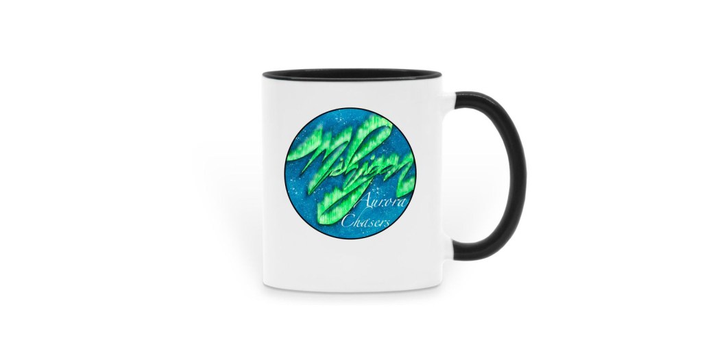 Photo of mug with 1st Edition Design. 