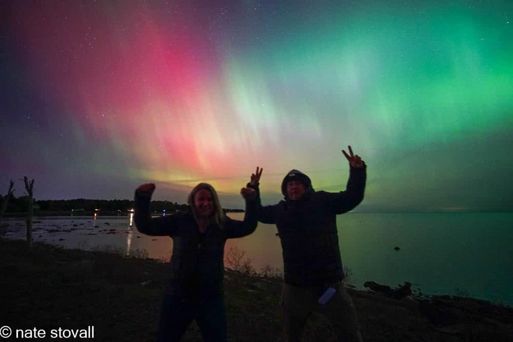 Photo of LiveChase Nate and Melissa Kaelin, at their last Live Chase together held in Michigan in October 2024. 